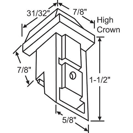Strybuc Balance Top Sash Guide 60-613